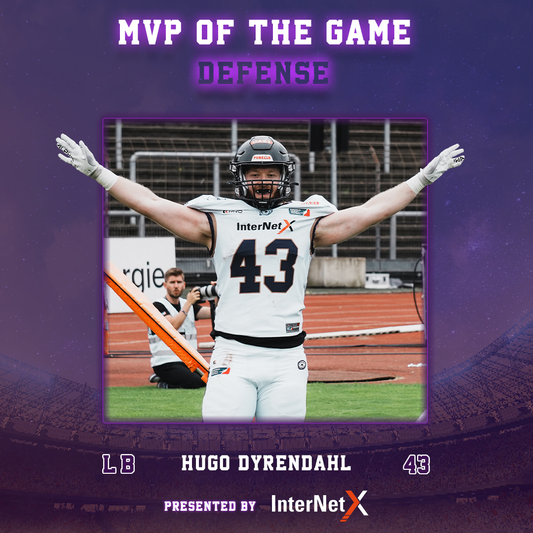 Frankfurt Galaxy (@ffm_galaxy) on Twitter photo You voted and our main sponsor <a href="/InterNetX/">InterNetX | Domains. Hosting. Encryption.</a> presents you our Players of the Game this week against the <a href="/CenturionsCGN/">Cologne Centurions</a>! 💜🤝 You voted and our main sponsor <a href="/InterNetX/">InterNetX | Domains. Hosting. Encryption.</a> presents you our Players of the Game this week against the <a href="/CenturionsCGN/">Cologne Centurions</a>! 💜🤝