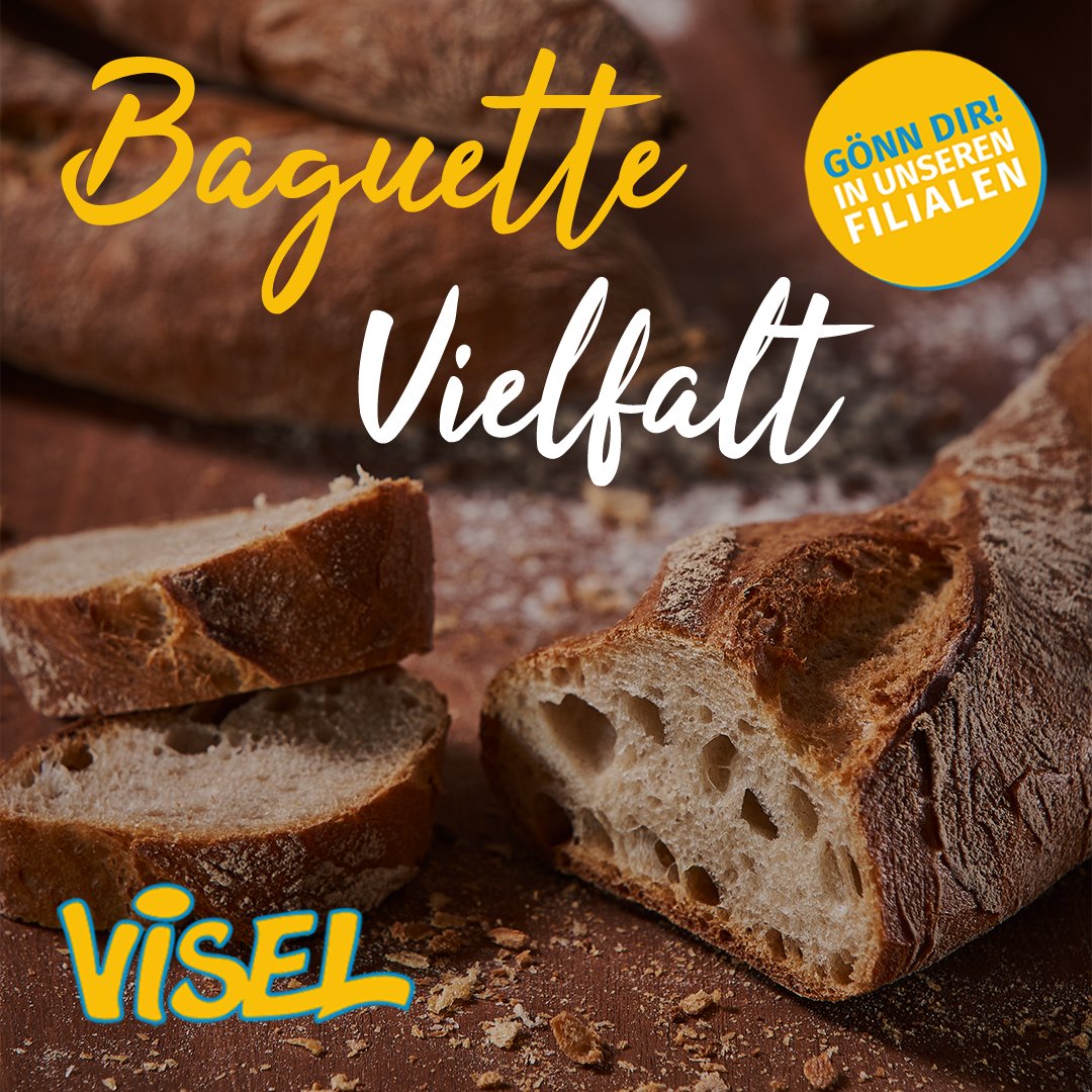 Unsere Baguettevielfalt

Probiert unsere unvergleichlich frischen und handgemachten Baguettes in vielen köstlichen Variationen. Von Zwiebel-, über Speck-, bis hin zu Walnussbaguette ist hier für jeden Geschmack etwas dabei. 😋

VISEL – GÖNN DIR… 🥖

#baeckereivisel #karlsruhe