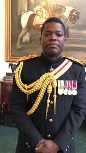 Lieutenant Colonel Nana Kofi Twumasi-Ankrah MVO of the Household Cavalry.
Served in Afghanistan and Iraq, equerry to Her Majesty Queen Elizabeth II.

Immigrant.
