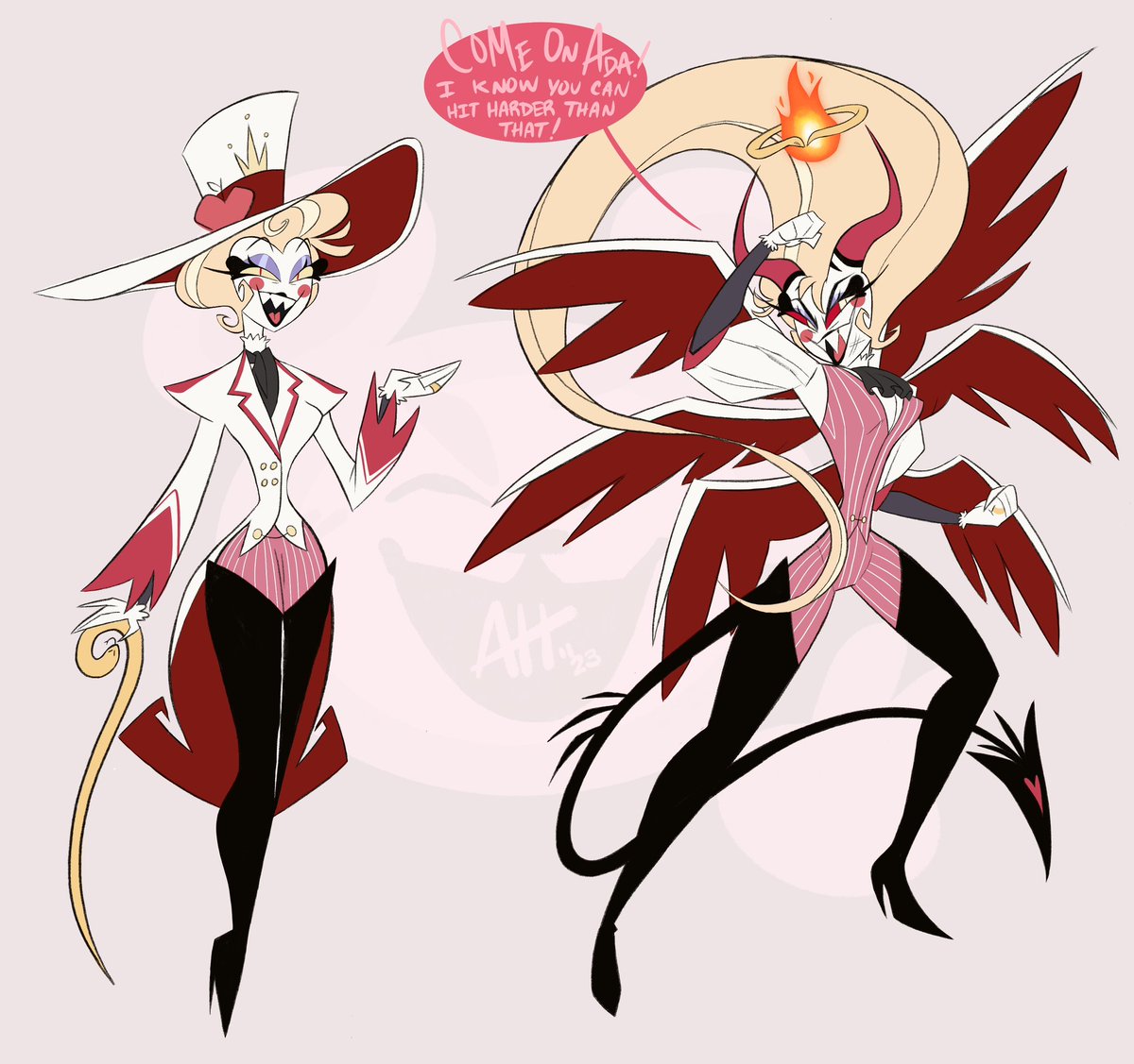 Y’ALL THE QUEEN HAS ARRIVED!! #HazbinHotel #HazbinHotelFanart #HazbinHotelLucifer #tbx2