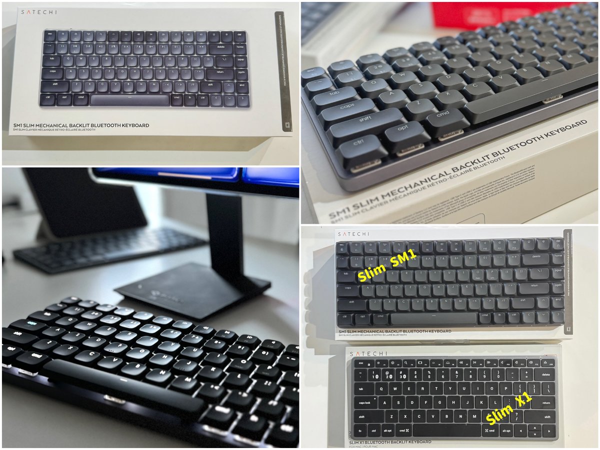 KazuCreative's tweet image. Satechiさんからいただいた
SM1 メカニカルキーボードを開封〜

打鍵感がすごく良かった👍
今まで使ってたX1とは完全別モノ

#Satechi