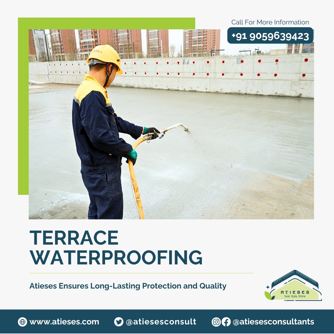 Archana Karra (@atiesesconsult) on Twitter photo Keep Your Terrace Dry with Expert Waterproofing from Atieses! โ๐
โ
Email: info@atieses.com
โ
Visit: atieses.com
#TerraceWaterproofing, #HomeProtection, #WaterproofingSolutions, #Atieses, #LeakPrevention, #ExteriorMaintenance, Keep Your Terrace Dry with Expert Waterproofing from Atieses! โ๐
โ
Email: info@atieses.com
โ
Visit: atieses.com
#TerraceWaterproofing, #HomeProtection, #WaterproofingSolutions, #Atieses, #LeakPrevention, #ExteriorMaintenance,