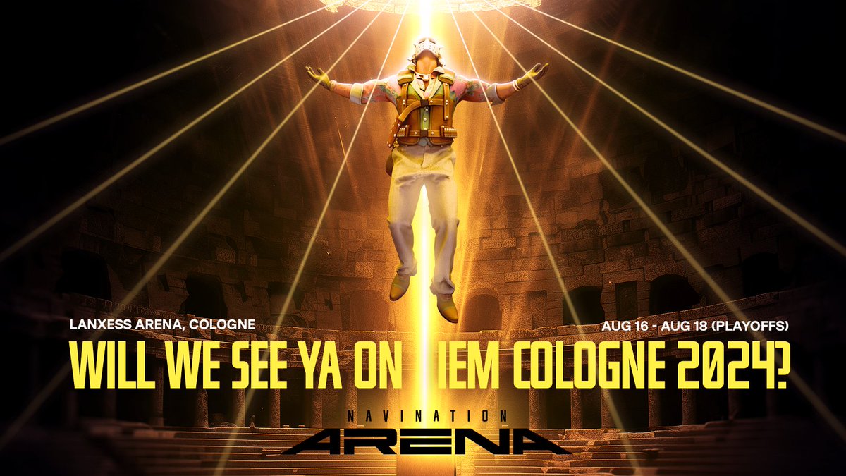 Who is going to IEM Cologne 2024? We would be happy to organize something like #NAVINATION Arena for the fans right in the spectator area if we make the playoffs! If you have tickets and want to join the cheering, register now!
👉 forms.gle/RKJF2cMgtS837z…