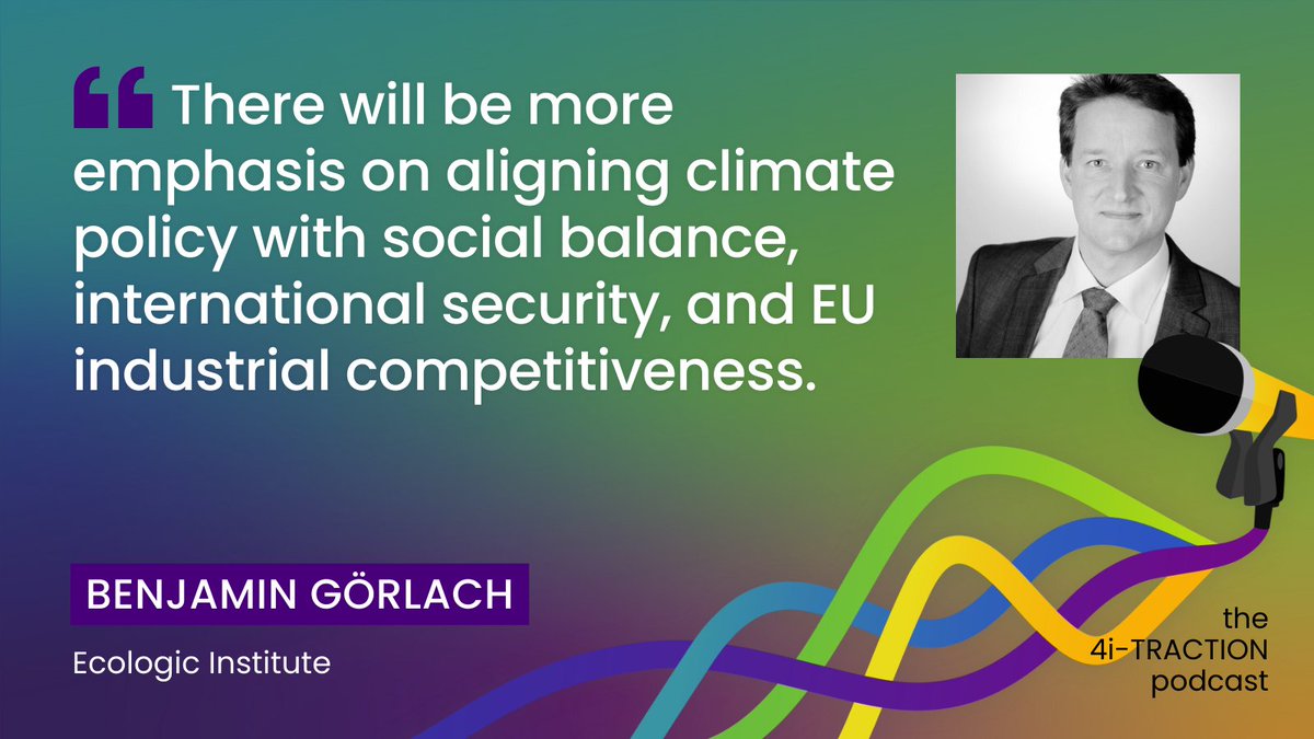 🎧 Ep. #6 of our #ClimateOnAir podcast is now online!
👉 t.ly/r7LII  
🌍 Join climate policy integration experts Bettina Kampman (<a href="/CEDelft/">CE Delft</a>) and @BenjaminGorlach to learn how the #EUClimateLaw and #EUGovernanceRegulation can foster #ClimatePolicy integration.