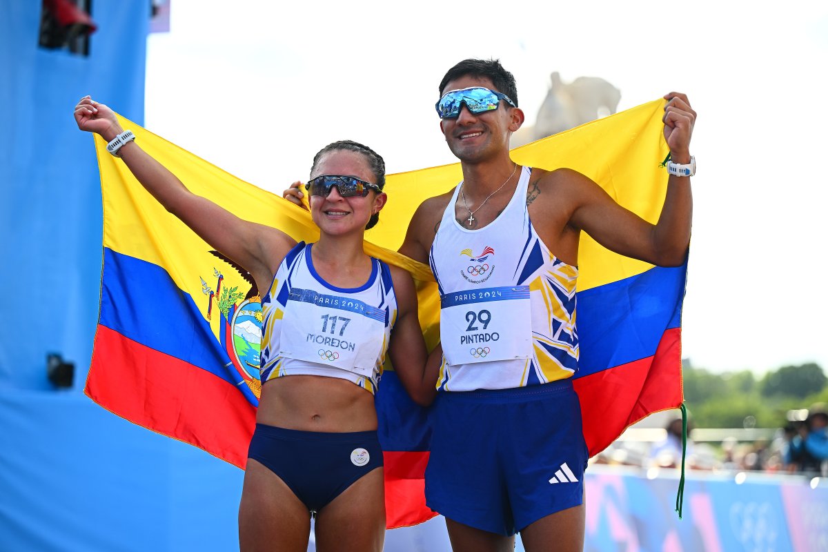 Spain rules the marathon race walk mixed relay 👏

🥇 Spain 2:50:31
🥈 Ecuador 2:51:22
🥉 Australia 2:51:38

#Paris2024 #OlympicGames