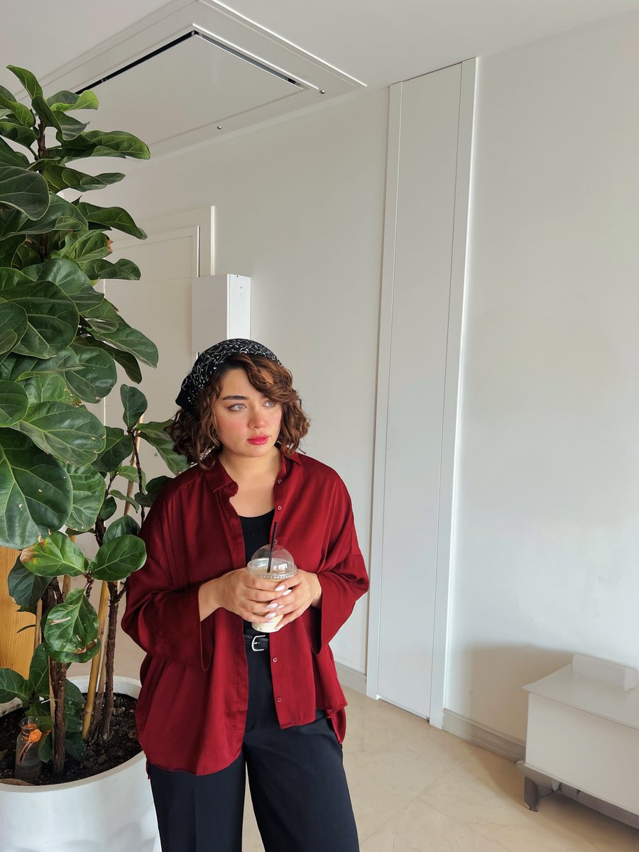 itssh4z's tweet image. کل اکسپلورم شده بود شومیز گیلاسی منم خریدم🍒