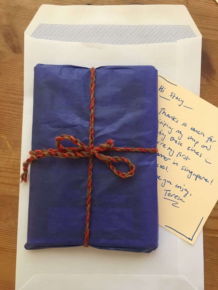 TeresaStenson's tweet photo. Sent a little bundle to Singapore yesterday, felt well international https://t.co/0XZkmge2yJ