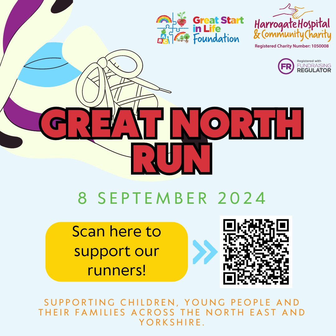 There is only one month to go until our 6 amazing runners take on the Great North Run to fundraise for the Great Start in Life Foundation to support Children, Young People and their Families across the North East and Yorkshire.
Click to donate here - hhcc.co.uk/hhcc-post/grea…