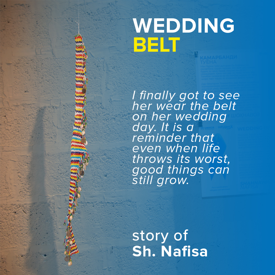 MuhammadkhujaD's tweet photo. Up next, wedding belt – the third item from our exhibition, along with the powerful story of Sh. Nafisa. Follow the link to full story. #WithRefugees #UNHCR #RefugeeStories
https://t.co/iY1yfbZomb https://t.co/jaPMPd6Oxk
