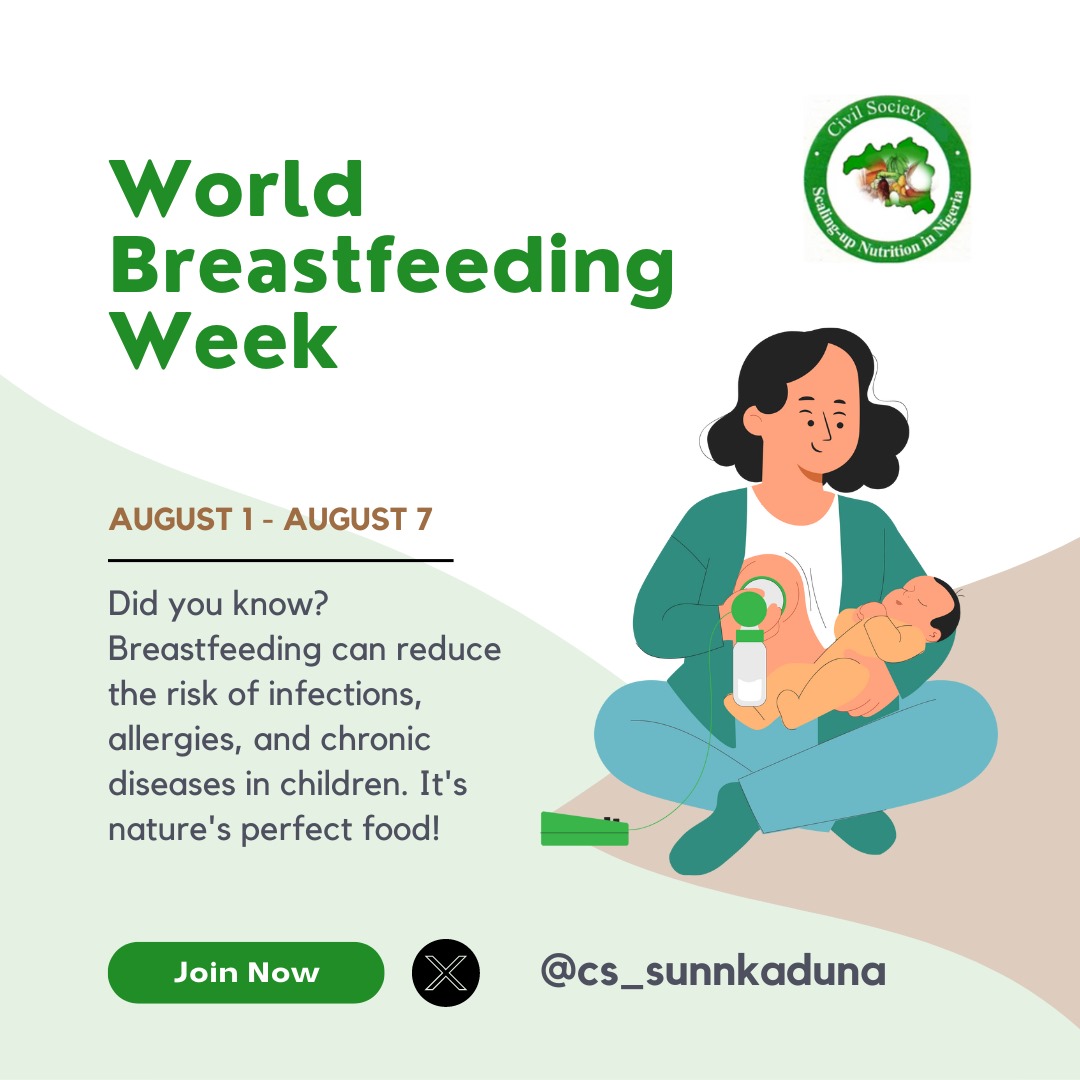 Did you know?

Breastfeeding can reduce the risk of infections, allergies, and chronic diseases in children.

Breast milk is nature's perfect food.

#WBW2024 #WorldBreastfeedingWeek2024 #cssunn
