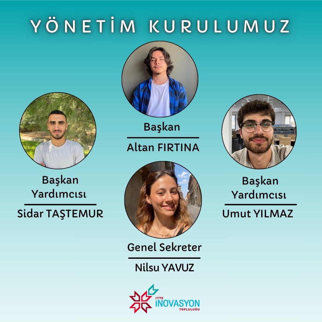 iyte_inovasyon's tweet photo. İnovasyon Topluluğu olarak 2023-2024 dönemini gururla geride bıraktık. Mevcut Danışma Kurulu öncülüğünde yapılan seçimler ve mülakatlar ile, yeni Danışma Kurulu, Yönetim Kurulu ve Koordinatörlerimiz belirlendi. Yeni ekip arkadaşlarımızı tebrik ediyoruz. https://t.co/d0hRTuL9aG