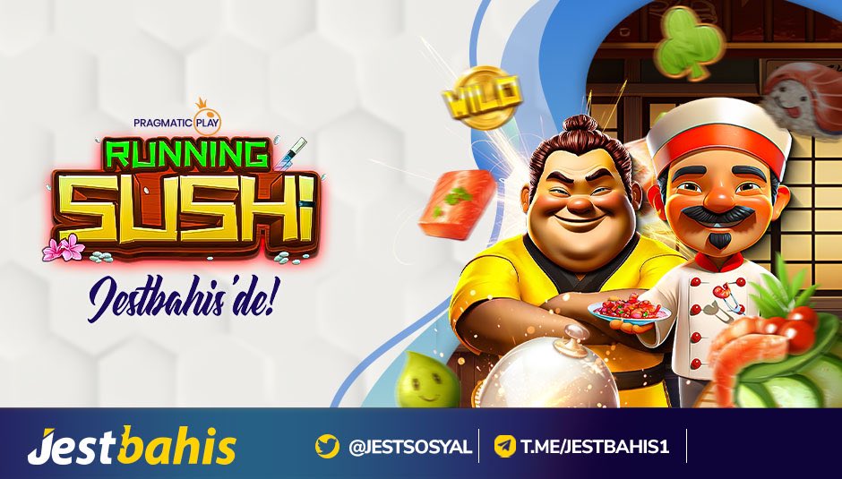 🌐JestBahis Giriş : cutt.ly/Jestbahis
🦋 JEST OLDU VALLAHİ JEST OLDU! 
⏳ En Çok Sevilen Sağlayıcılardan Olan Pragmatic Play - Running Sushi Yeni Oyunu Oyunu JestBahis'de Sizlerle! 
ℹ Hemen JestBahis'e Katıl, Sende Kazanma Fırsatını Kaçırma!