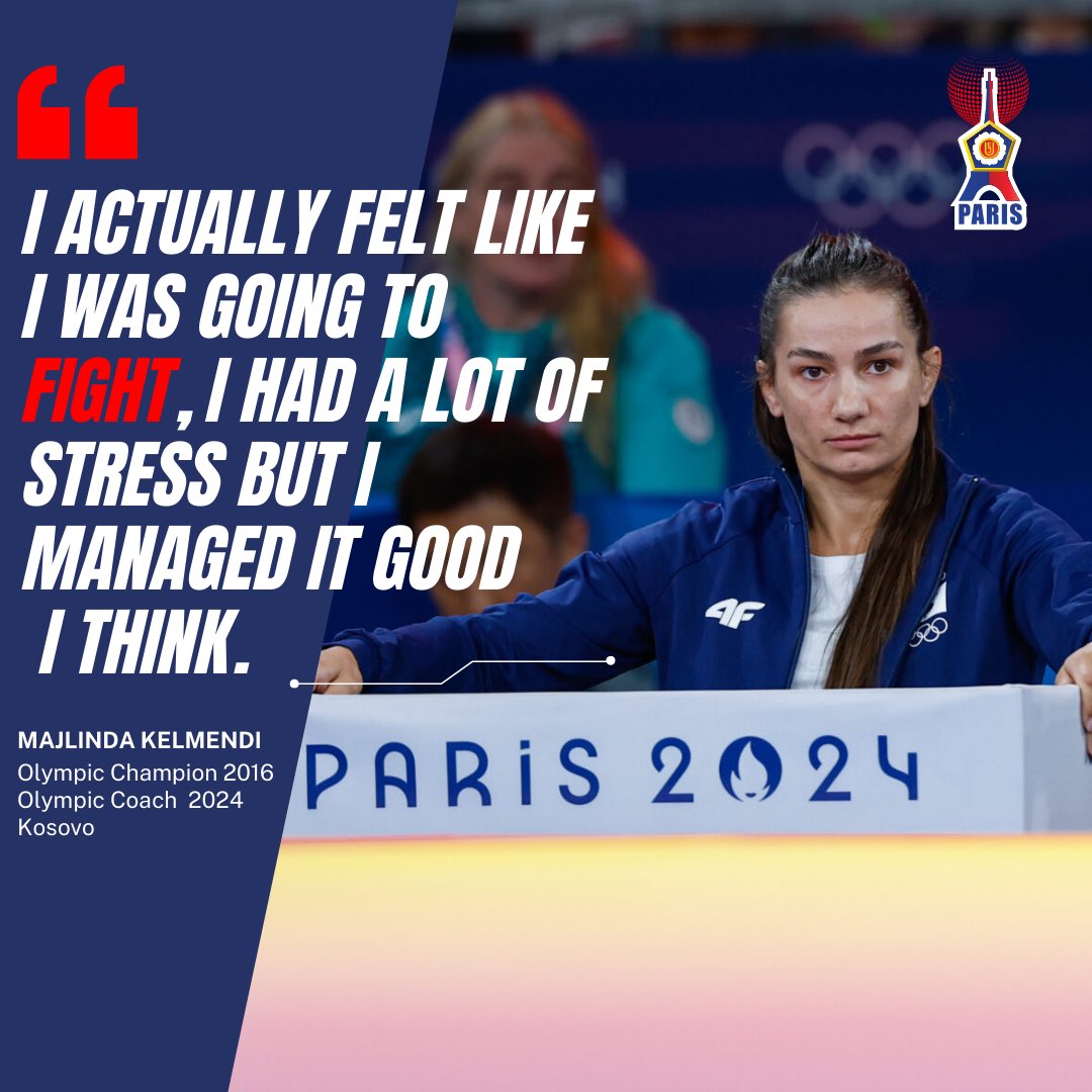 A summary from a Golden Eye 👁️ with Kosovo’s first Olympic Champion, Majlinda KELMENDI 🇽🇰 

Coaching vs Competing 🥋 

Read More 👇

eju.net/a-summary-from…

#Olympics #Paris2024 #EuropeanJudo #Judo