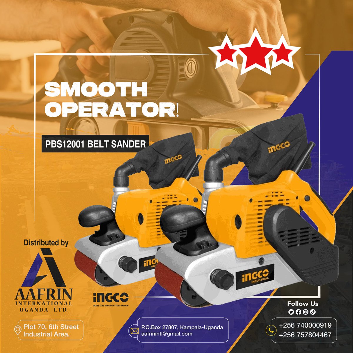 Aafrin_Intl's tweet photo. Experience the thrill of effortlessly smoothing out any rough surfaces!
๐Find us at Plot 70, 6th Street, Industrial Area.
โจEmail: aafrinintl@gmail.com
โ๏ธTel: +256 757804467 +256 740000919
#trending #peruth rickman #leaked #kyagulanyi #sheila https://t.co/XAjVPGsgt4
