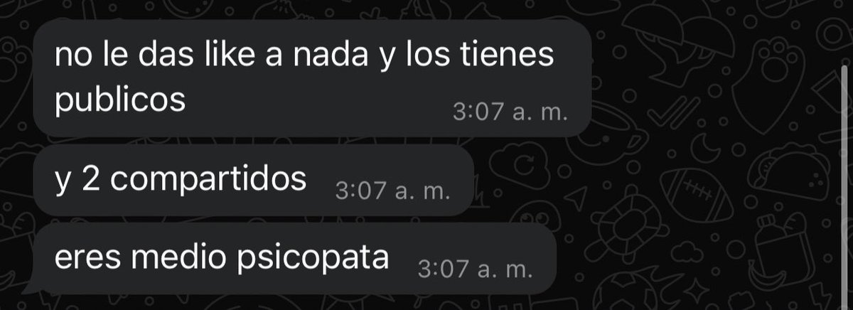 cvalentineg's tweet photo. eres medio psicopata https://t.co/svKpHjh6gF