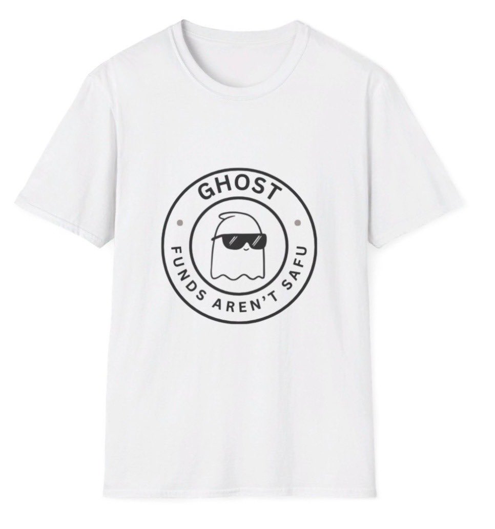 The Rubio Coin Scammer goes by the nickname “Ghost”

So I made a t-shirt collection in his name to get the word out.

ghost-b-gone.printify.me/products