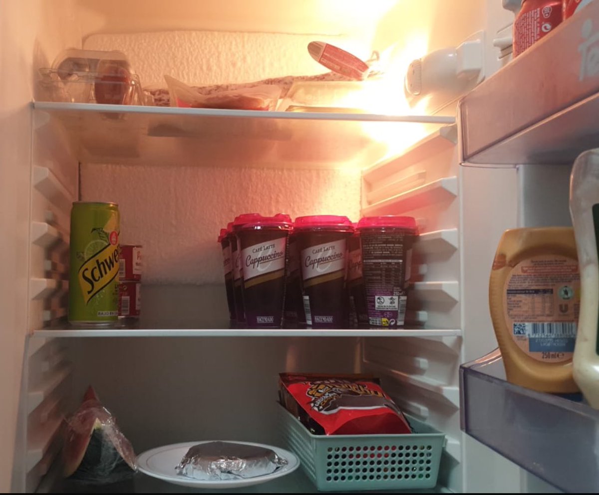 RiddleZone's tweet image. Me voy una semana de vacaciones y al segundo día me habla un inquilino para decirme que la nevera tiene hielo pero no enfría (básicamente solo tenía que retirar el hielo que cubría la salida de aire).

Al cuarto día, otro inquilino me dice que le ha salido una humedad en el techo…