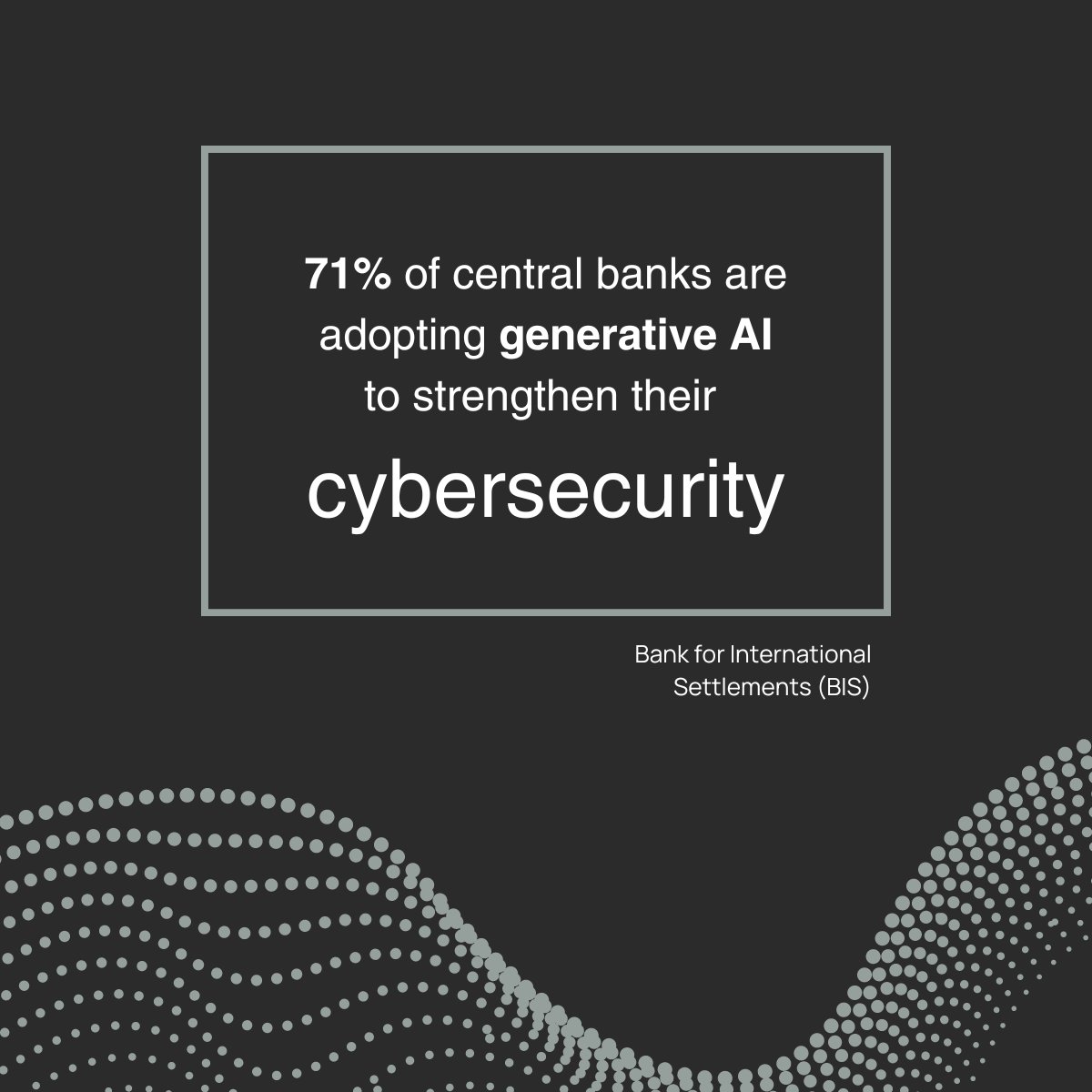 According to a BIS report, 71% of central banks are utilizing generative #AI to enhance #cybersecurity. It is promising to witness close collaboration between financial and technology institutions to ensure effective and secure implementation of technologies such as generative AI