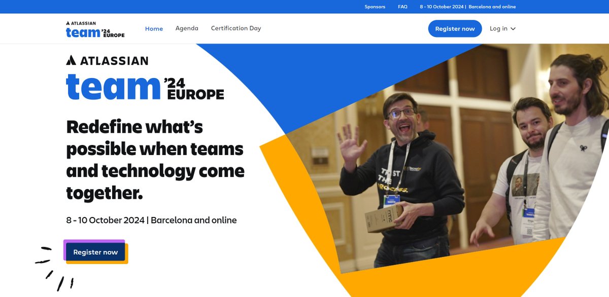 ¿Y la ilusión tan tonta que me hace ser imagen de la mayor conferencia de <a href="/Atlassian/">Atlassian</a> en Europa? 😀

Nos vemos en Barcelona los próximos 8 al 10 de octubre, junto al equipazo de <a href="/TecnoFor/">TecnoFor</a> by @SNGULAR