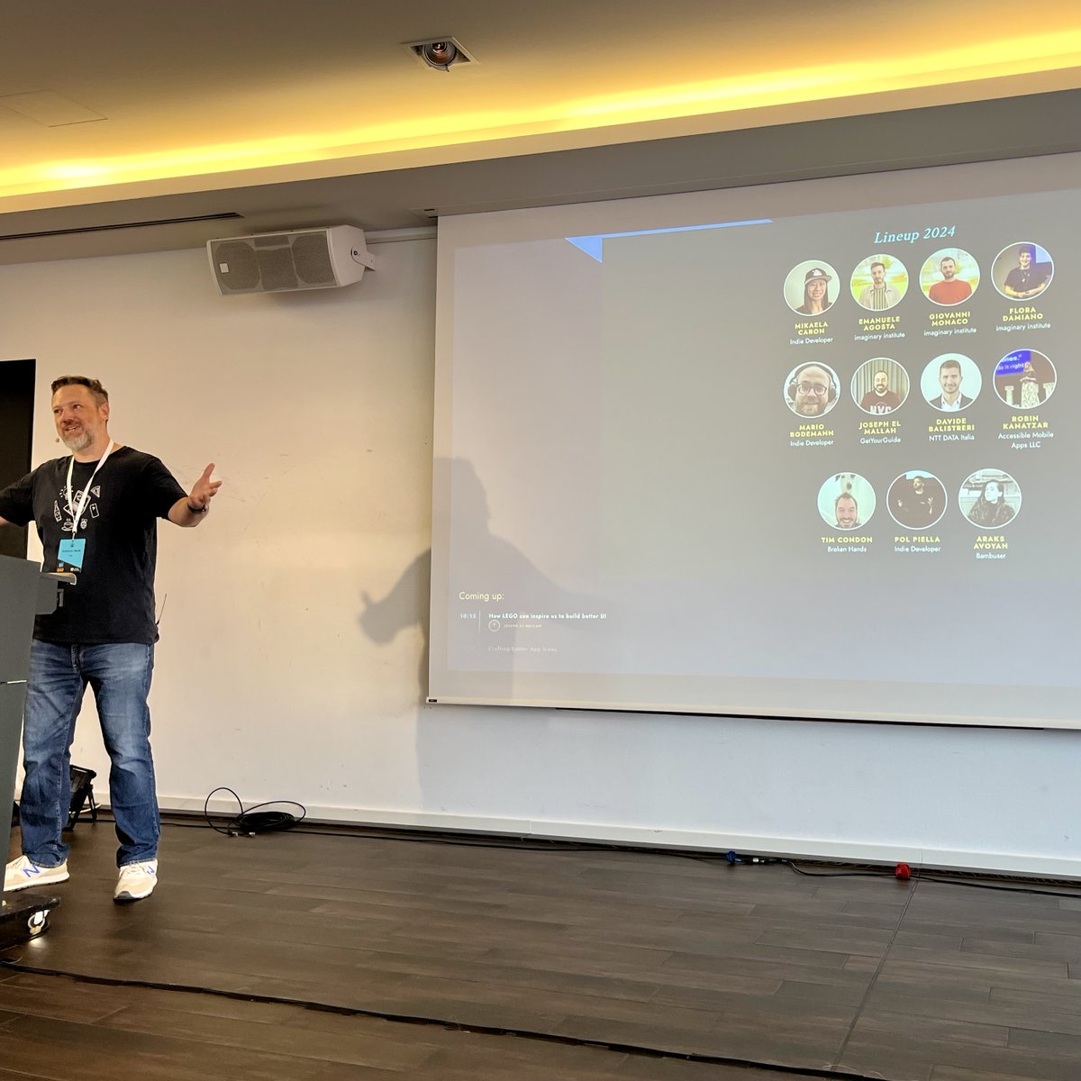 SwiftConf's tweet image. 🚀 We&apos;ve kicked off #SwiftConf 2024 with a bang! 🎉 Celebrating our 10th anniversary, we started with a nostalgic recap of the past decade, followed by an inspiring talk from Joseph El Mallah on &quot;How LEGO can inspire us to build better UI.&quot; Stay tuned for more exciting sessions!