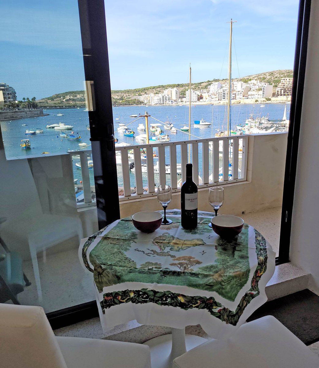 HomeExchange's tweet photo. Relax and enjoy stunning views over St. Paul's Bay from this seafront apartment in #Malta 💙
✨Available for home swap holiday accommodation✨
#HomeSwapping #Seaviews #VisitMalta #ExploreMore #MoreToExplore https://t.co/jSgvry4uVU https://t.co/eHItoXwvcQ