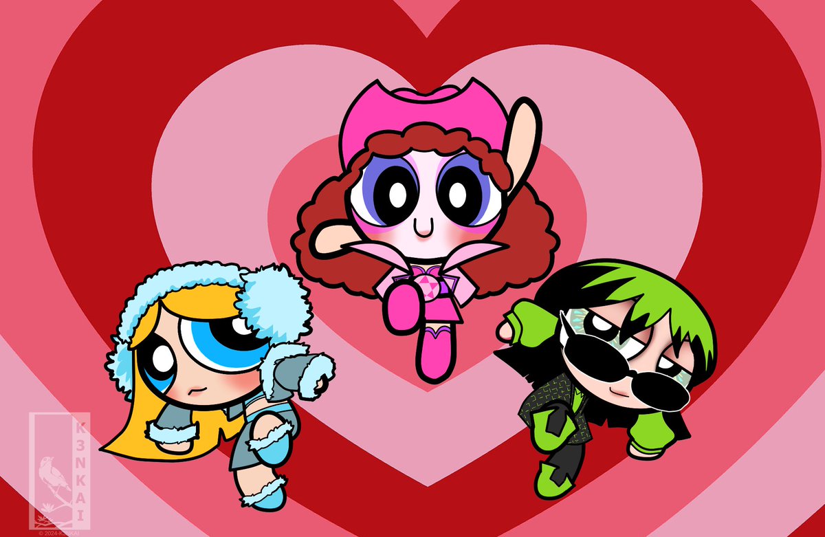 Sugar, Spice and Everything nice...

I drew them because it fits.