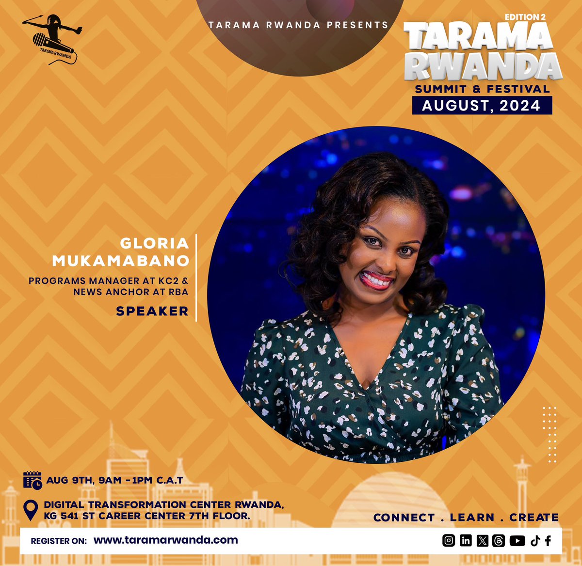 TaramaRwanda's tweet image. THIS FRIDAY 🔥

Register. 

USSD Code : *662*700*352# 
FREE OF CHARGE. 

📍: Digital Transformation Center Rwanda, Career Center 7th Floor. ( Behind Kigali Heights ) 

🕛: 8am - 9am ( Arrival ) 
  9am- 1pm CAT: Summit Time. 

#taramarwanda🇷🇼 
#taramarwandasummit2024