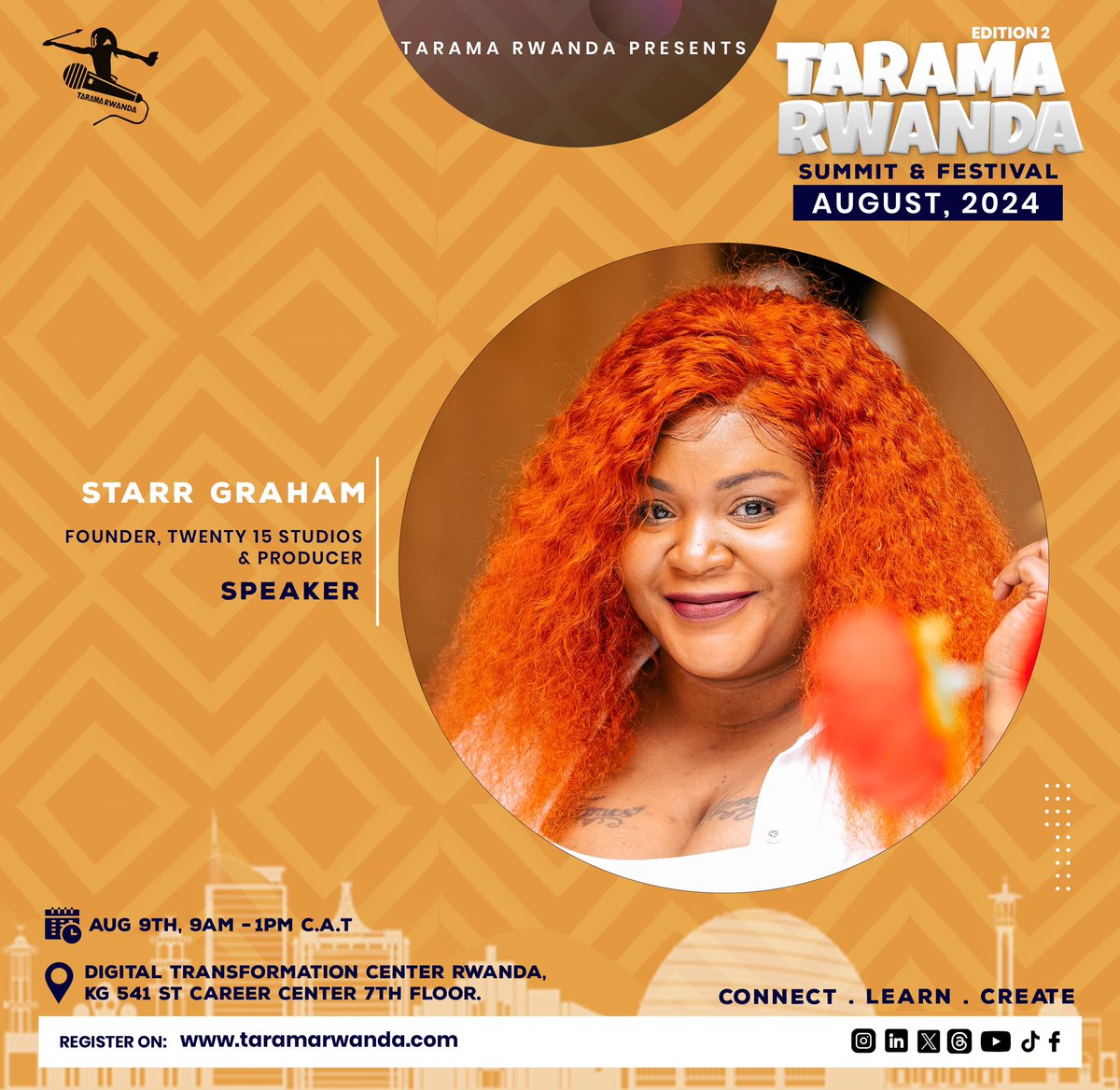TaramaRwanda's tweet image. THIS FRIDAY 🔥

Register. 

USSD Code : *662*700*352# 
FREE OF CHARGE. 

📍: Digital Transformation Center Rwanda, Career Center 7th Floor. ( Behind Kigali Heights ) 

🕛: 8am - 9am ( Arrival ) 
  9am- 1pm CAT: Summit Time. 

#taramarwanda🇷🇼 
#taramarwandasummit2024