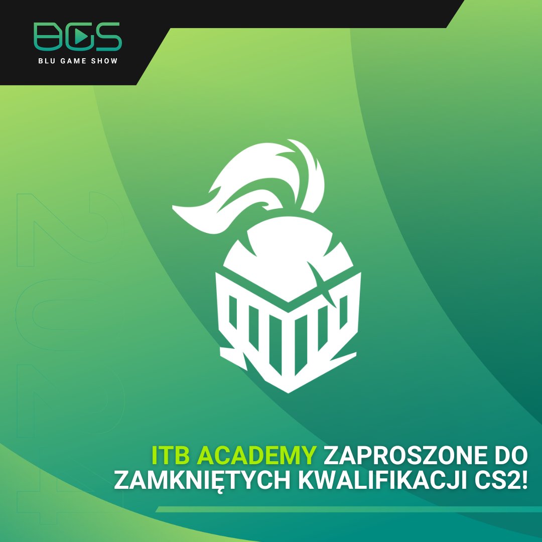 Blu_Game_Show's tweet photo. 🔥 Zamknięte kwalifikacje CS2 Blu Game Show! Przedstawiamy pierwszą zaproszoną drużynę, a jest to nikt inny jak ITB Academy (dawne Thunderflash)!
Zamknięty turniej kwalifikacyjny odbędzie się w terminie 07.09.2024!
#BluGameShow #BluGameShow2024 #BGS2024 #gaming #esport #CS2 https://t.co/kVzbc0NbSQ