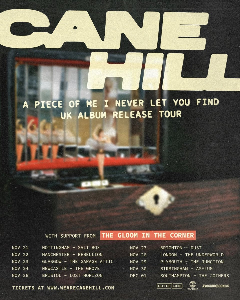 Cane_Hill's tweet photo. 🇬🇧 𝐔𝐍𝐈𝐓𝐄𝐃 𝐊𝐈𝐍𝐆𝐃𝐎𝐌 𝐇𝐄𝐀𝐃𝐋𝐈𝐍𝐄𝐑 🇬🇧
Haters, we’re excited to announce ‘ᴀ ᴘɪᴇᴄᴇ ᴏꜰ ᴍᴇ ɪ ɴᴇᴠᴇʀ ʟᴇᴛ ʏᴏᴜ ꜰɪɴᴅ ᴛᴏᴜʀ’ with support from very special guests @tgitcband for our first ever UK headliner. We’ll be pulling out old songs + brand new songs from ‘ᴀᴘᴏᴍɪɴʟʏꜰ.’ (out October 25th via @outofline).

🕰️ Tickets on sale Friday, 10am UK time 🕰️

artwork by Evan Woods
photos by @hayleyrFoto