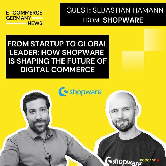 ecommerceberlin's tweet photo. This week, Efe von Thenen hosts an insightful conversation in our podcast with Sebastian Hamman, Founder and Co-CEO of Shopware. 

🎧 Tune in on your favorite platform: 
YouTube: https://t.co/rcLCWMP7aA 
Spotify: https://t.co/DNkX6VcegS 
Apple Podcasts: https://t.co/XlcHS2ueSA https://t.co/TxIqNn3wyw