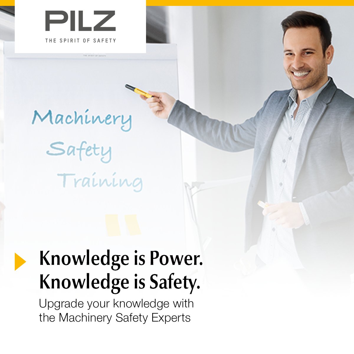 Pilz_uk's tweet photo. Famously, knowledge is power. To us, knowledge is also safety 📣💪🏻

And the more knowledge there is the safer the world becomes. Upgrade your #Machinerysafety knowledge with the Machinery Safety Experts.

Learn more here 👉🏻 https://t.co/tXm6KdvGyI https://t.co/ABxDjd7Ww3