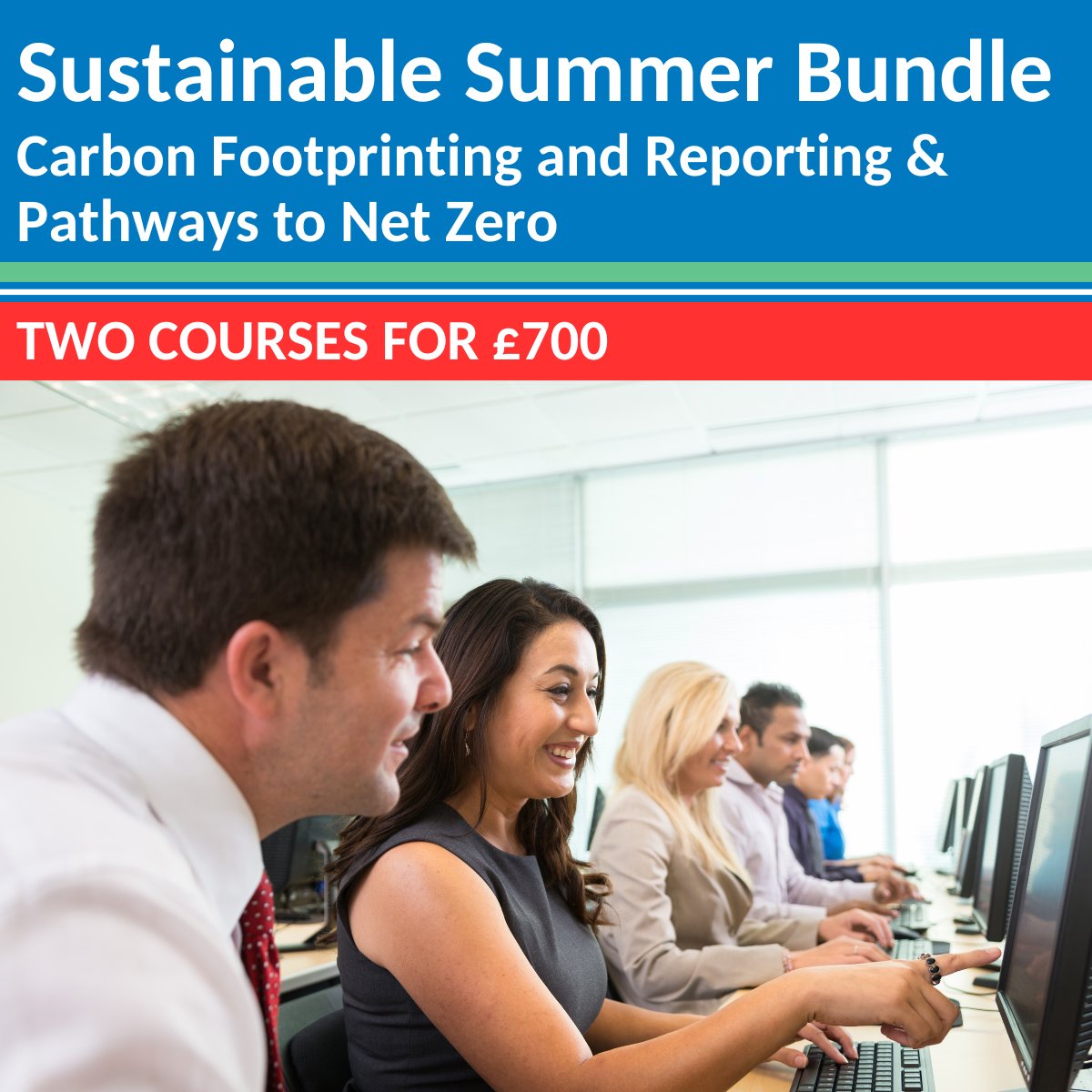 Make this your organisation’s most sustainable summer ever with our Sustainable Summer Bundle! 
 
Spaces are filling fast, so be sure to book today! Contact gep.training@mabbett.eu to book. 

#iema #environmentaltraining #pathwaystonetzero #carbonfootprint
