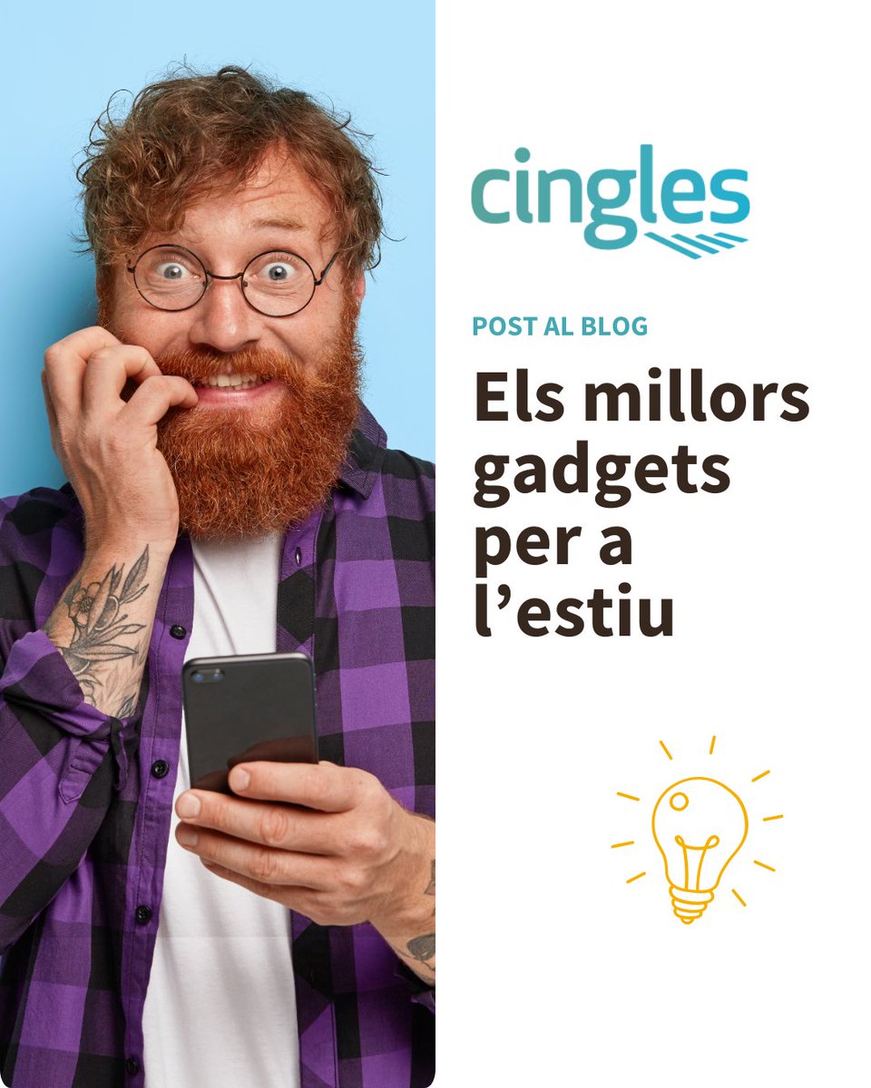 CinglesCom's tweet photo. 🏖️Ja sigui per compartir moments especials amb amics o família, o per assegurar-nos que podem seguir treballant, aquí tens una llista dels millors gadgets que et poden ajudar durant les teves vacances. 
#estiu #FibraÒptica #Cingles #ConnexióRàpida #gadgets
https://t.co/0mWQH0StVN https://t.co/HOLncgzUS9