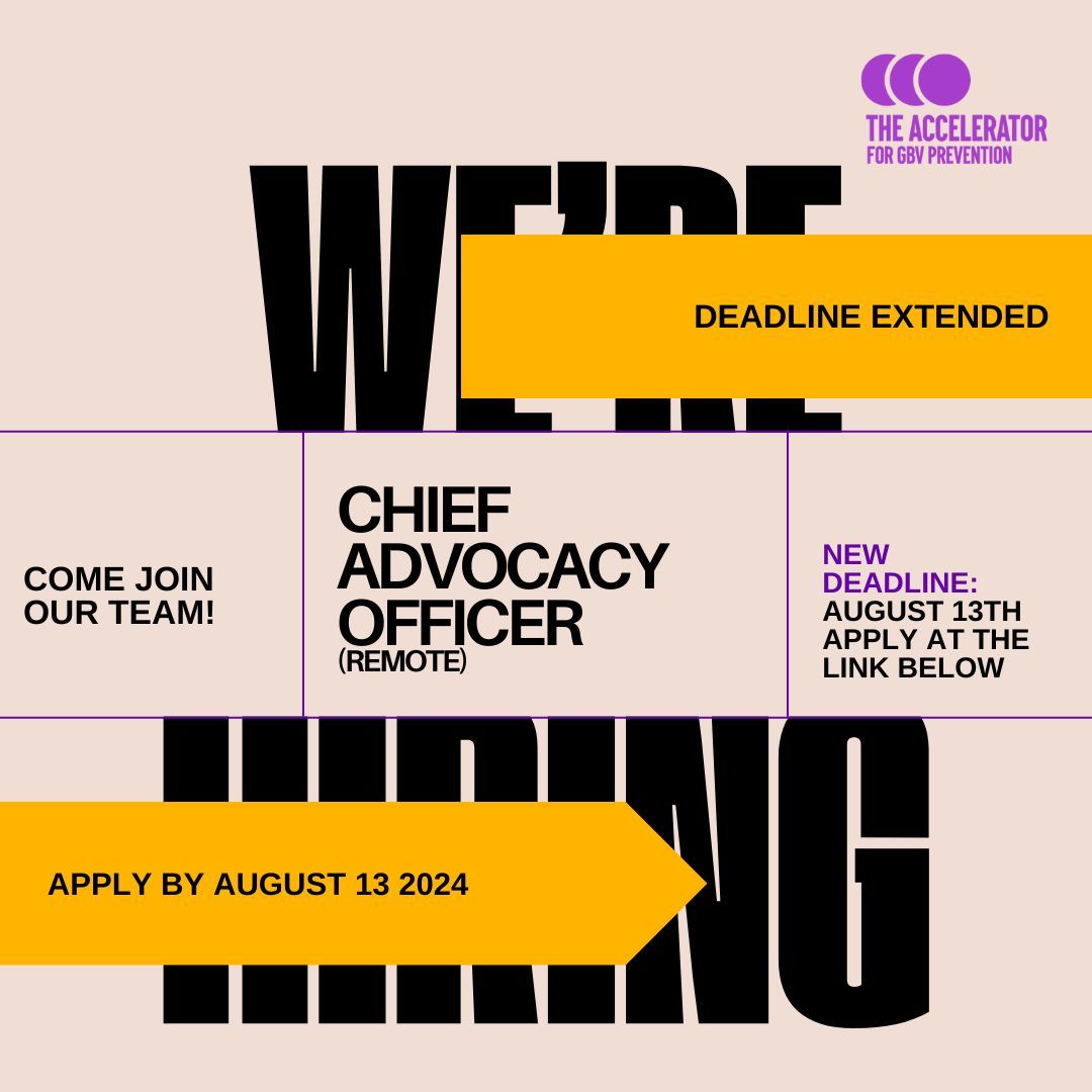 Exciting news! The deadline to apply for our Chief Advocacy Officer role has been extended until August 13th. Don't miss this chance to join our team and make a difference. Apply now and be part of our mission!

#JobOpportunity #ChiefAdvocacyOfficer #JoinOurTeam #DeadlineExtended