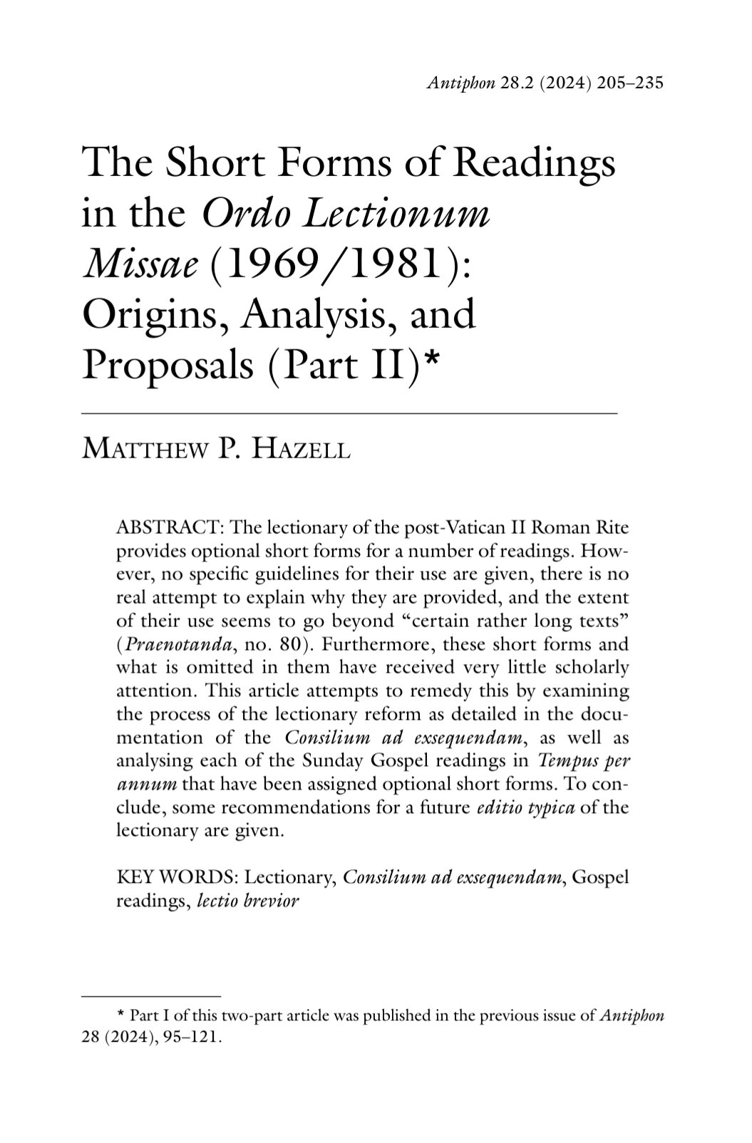 Matthew Hazell on X: &ldquo;Part 2 of my article on the short forms of 