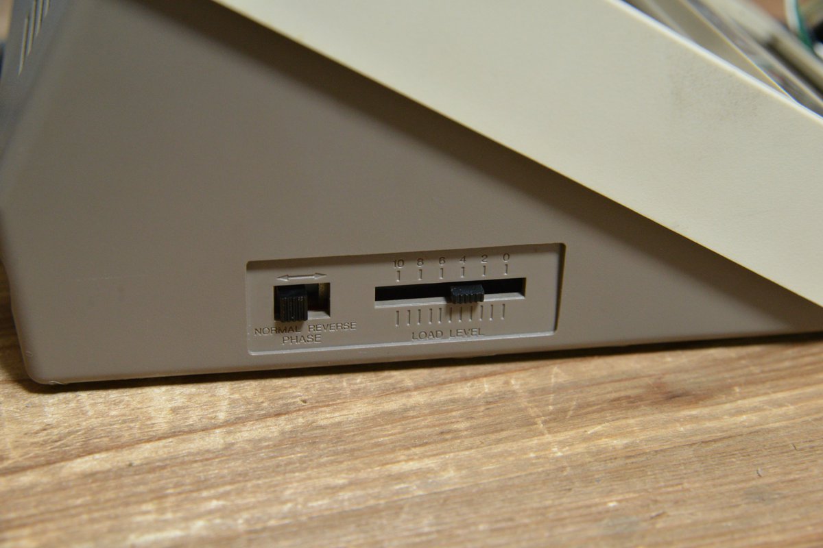 続いてデータレコーダー「NEC PC-DR312」の修理・メンテナンスです