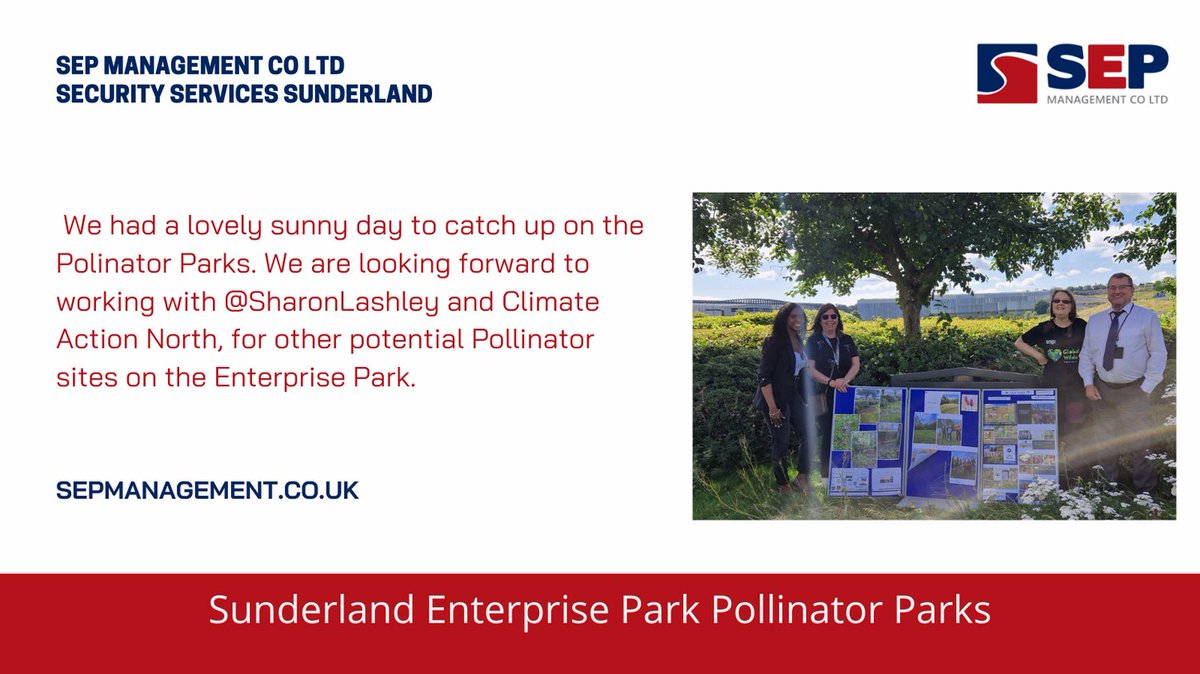 Everything is looking lovely here at the Enterprise Park. 
linkedin.com/posts/sharon-l…
#pollinatorparks
#sunderland 
#securityservices