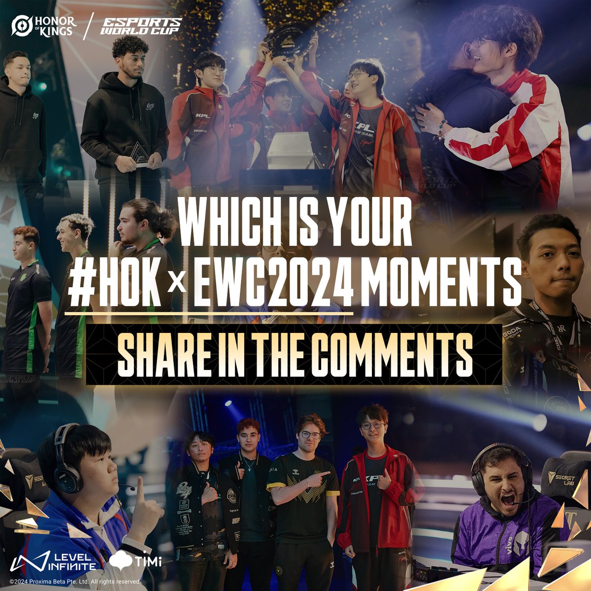 Your Best #HOKxEWC2024 Moments!

The #HOKxEWC2024 was a rollercoaster of action and emotion. 📸 Did you catch a highlight-reel play or an amazing moment?

🎉 Share your favorite moments in the comments! Let’s enjoy the memories together!

Play Honor of Kings now!
🔗