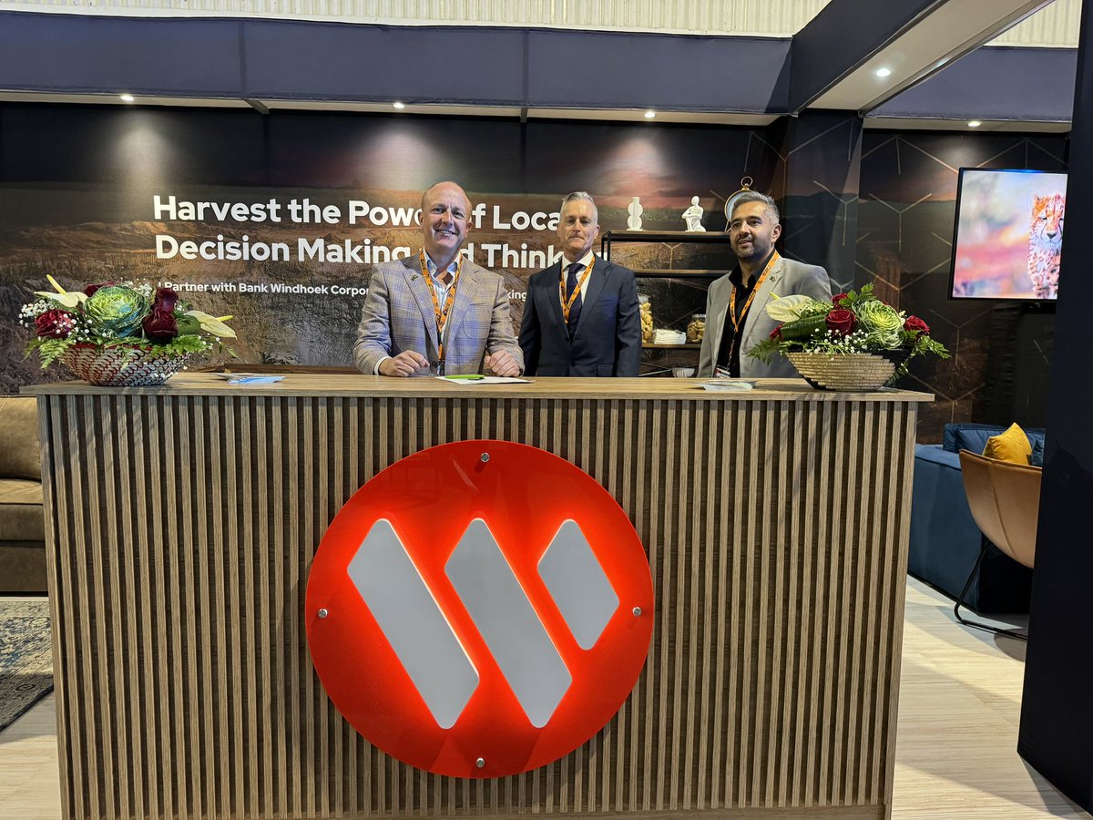 Forging new financing partnerships for <a href="/Andrada_Mining/">Andrada Mining</a> and growing the #Namibia Mining industry together. #tin #lithium #bankwindhoek