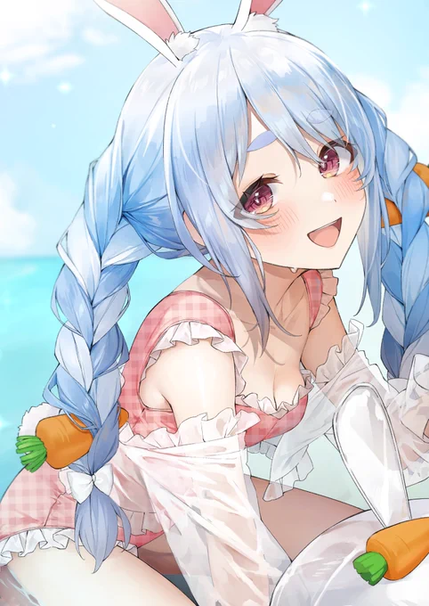 メリーはるひなさん(#haru_hololive)の夏コミ新刊に水着ぺこちゃん寄稿させていただきました!全体ははるひなさんの新刊で見られます 