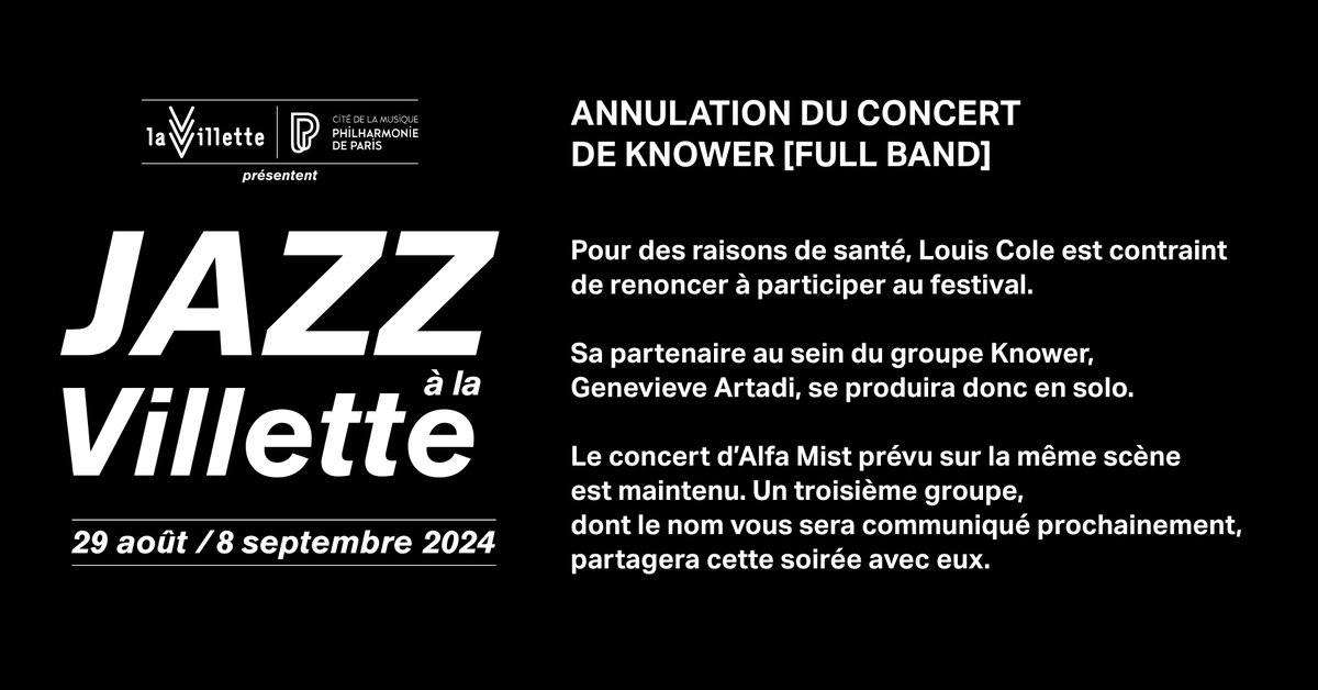 Jazz à la Villette (@jazzalavillette) on Twitter photo 