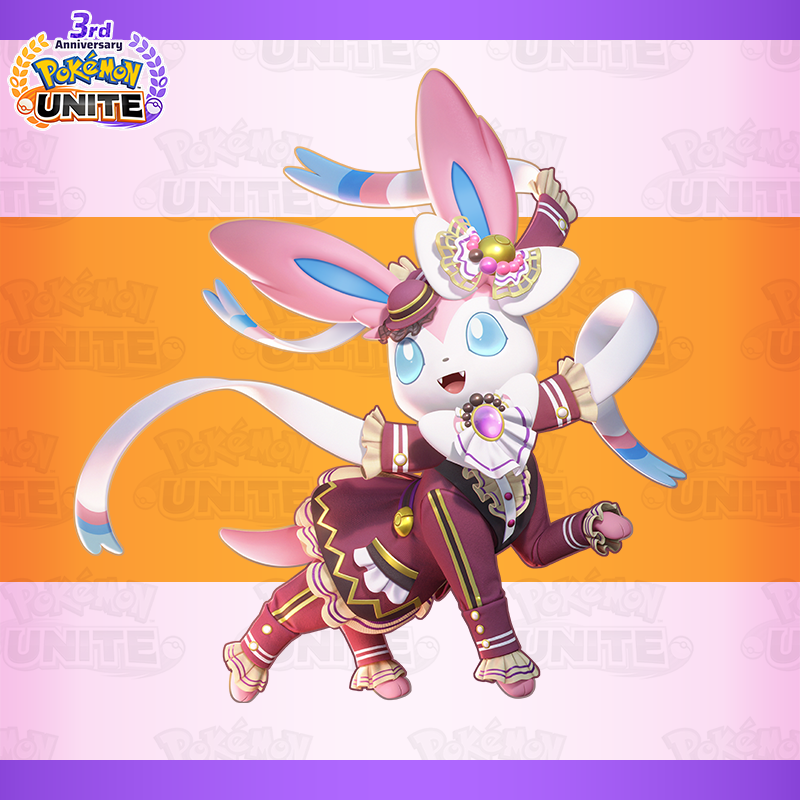 PokemonUnite's tweet photo. The Holowear that suits you is "Theater Style : Sylveon" ✨

Share you results to through the share button, and you'll receive a rental Holowear and chance to win additional prizes! 🎁

https://t.co/gXDDeopZEc