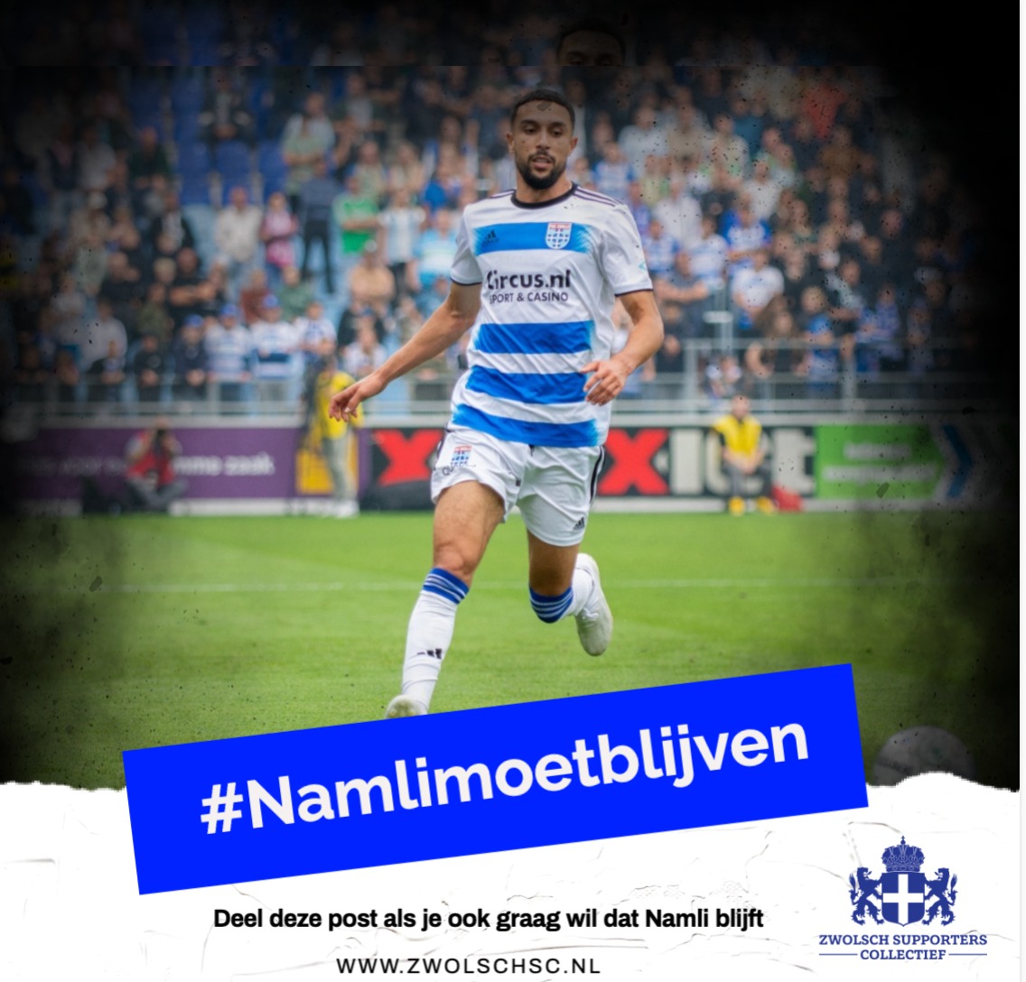 #NAMLIMOETBLIJVEN

Deel deze post(er) om Namli over de streep te trekken om bij ons te blijven!

#peczwolle #Zwolle