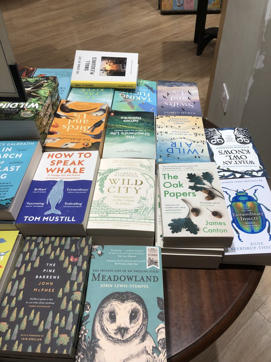 Wild City spotted in <a href="/WaterstonesCamb/">WaterstonesCambridge</a> 🐸🦇🐦🐝 (and in great company too, <a href="/JLewisStempel/">John Lewis-Stempel</a>)