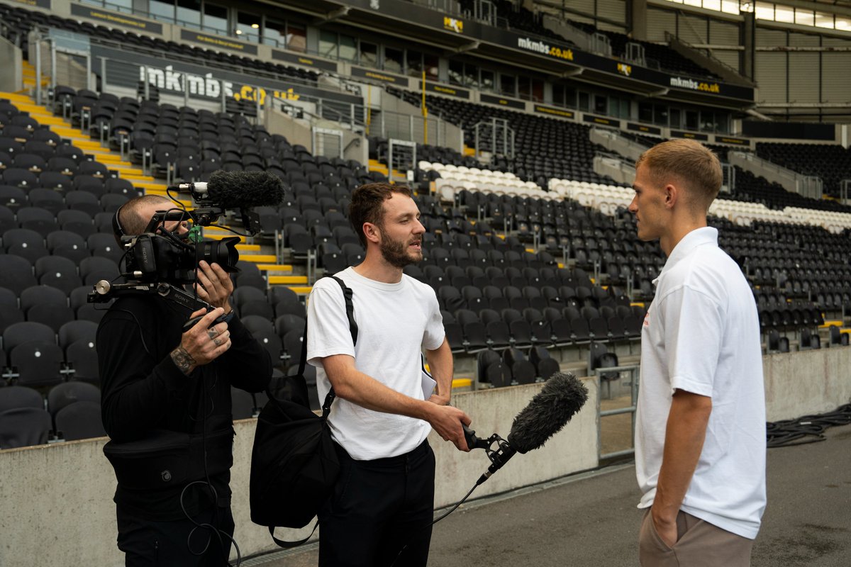 Here's a look behind the scenes filming at the MKM Stadium with current and future Hull City stars ⚽️