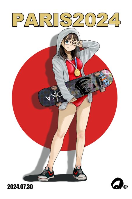 3年前の東京オリンピック開催に合わせて描いたスケボーイラストです🛹
再掲する機会があまりない絵ですが…😅
彼ら彼女たちもいっぱいコケてケガしても頑張って練習したんでしょうね🤕あっぱれ 