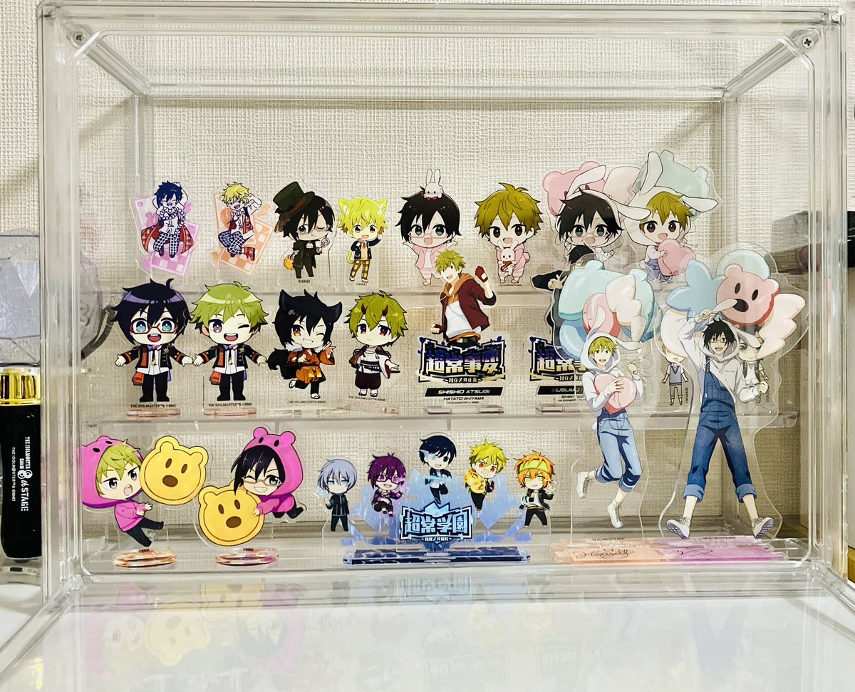 【新品未使用】スリコ　アクリルケース　4箱セット マルチクリアボックス棚付き | 3COINS(スリーコインズ)キッズ | PAL