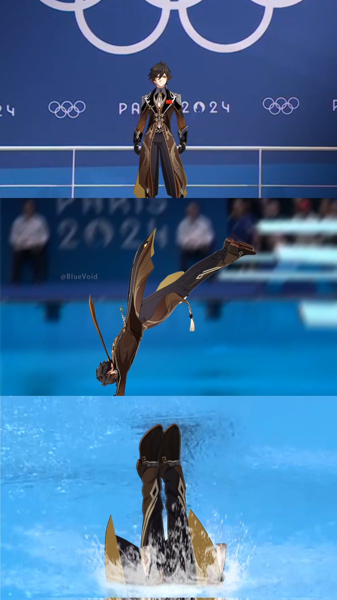BlueVoid08's tweet photo. Zhongli is competing in the Olympics..
#GenshinImpact 
#Zhongli https://t.co/7vBT0JSD1c