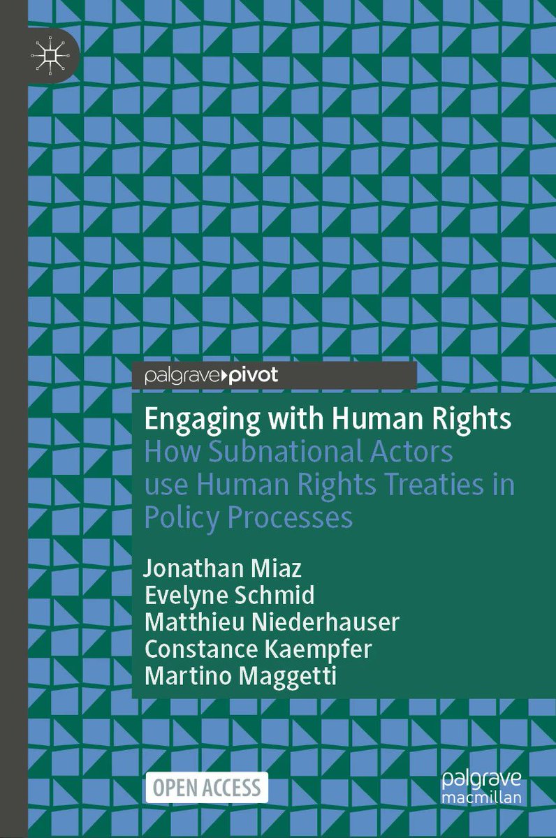 What can local actors do with international human rights treaties? How can international law obligations be used at the subnational level and how does the engagement of political authorities with a treaty come about? #ilspUNIL #humanrights Here is what we found: 🧵